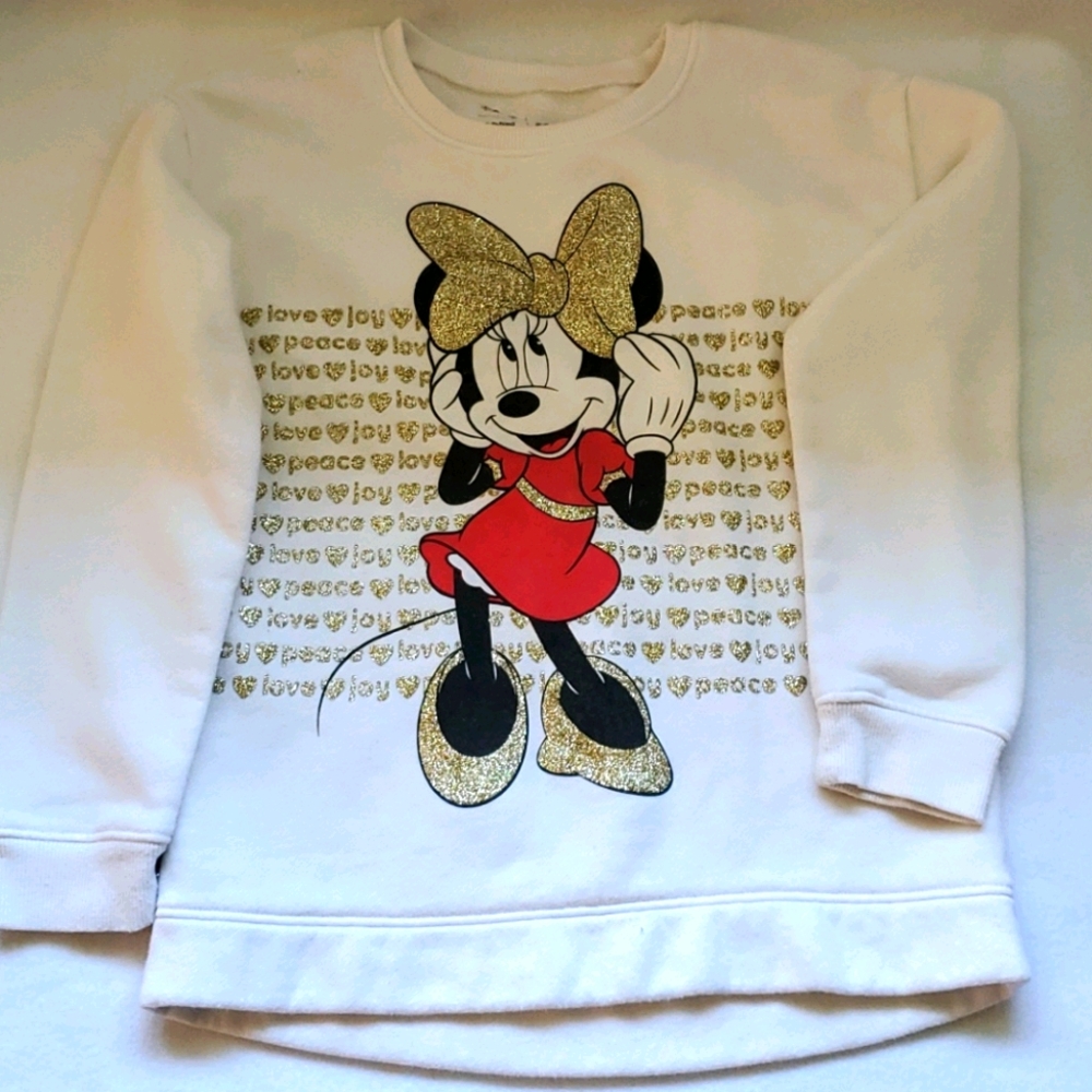 Disney Mini Mouse Sweater Size 6X D